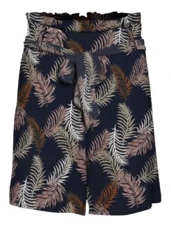 Vero Moda Curve Vmeasy Long Shorts - Shorts - Navy Blazer/New Tropical -Vero Moda 5a0f8814a17043de8328d599a77f6b7a