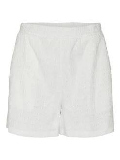 Vero Moda Vmulrikke Broderie Anglais - Shorts - Snow White -Vero Moda 5ef71630b24b4df8811b3438574f9e6d