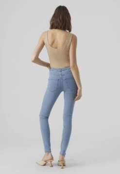 Vero Moda Vmluna Sophia- Jeans Skinny Fit - Light Blue Denim -Vero Moda 5f5e53db59094077b55c5d4f0f823f22
