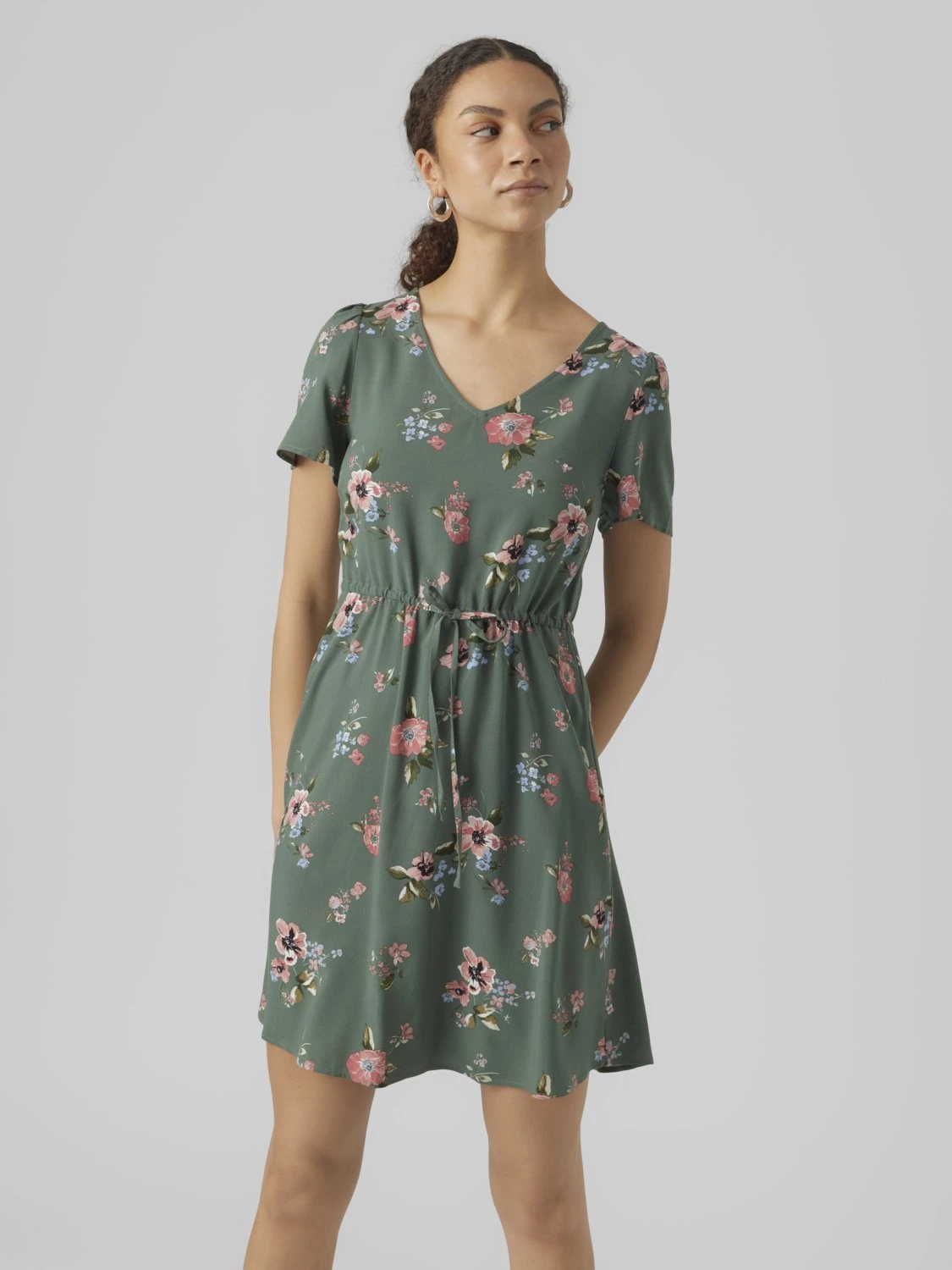 Vero Moda Vmeasy- Jurk - Laurel Wreath/Freya 1 Vero Moda Vmeasy- Jurk - Laurel Wreath/Freya