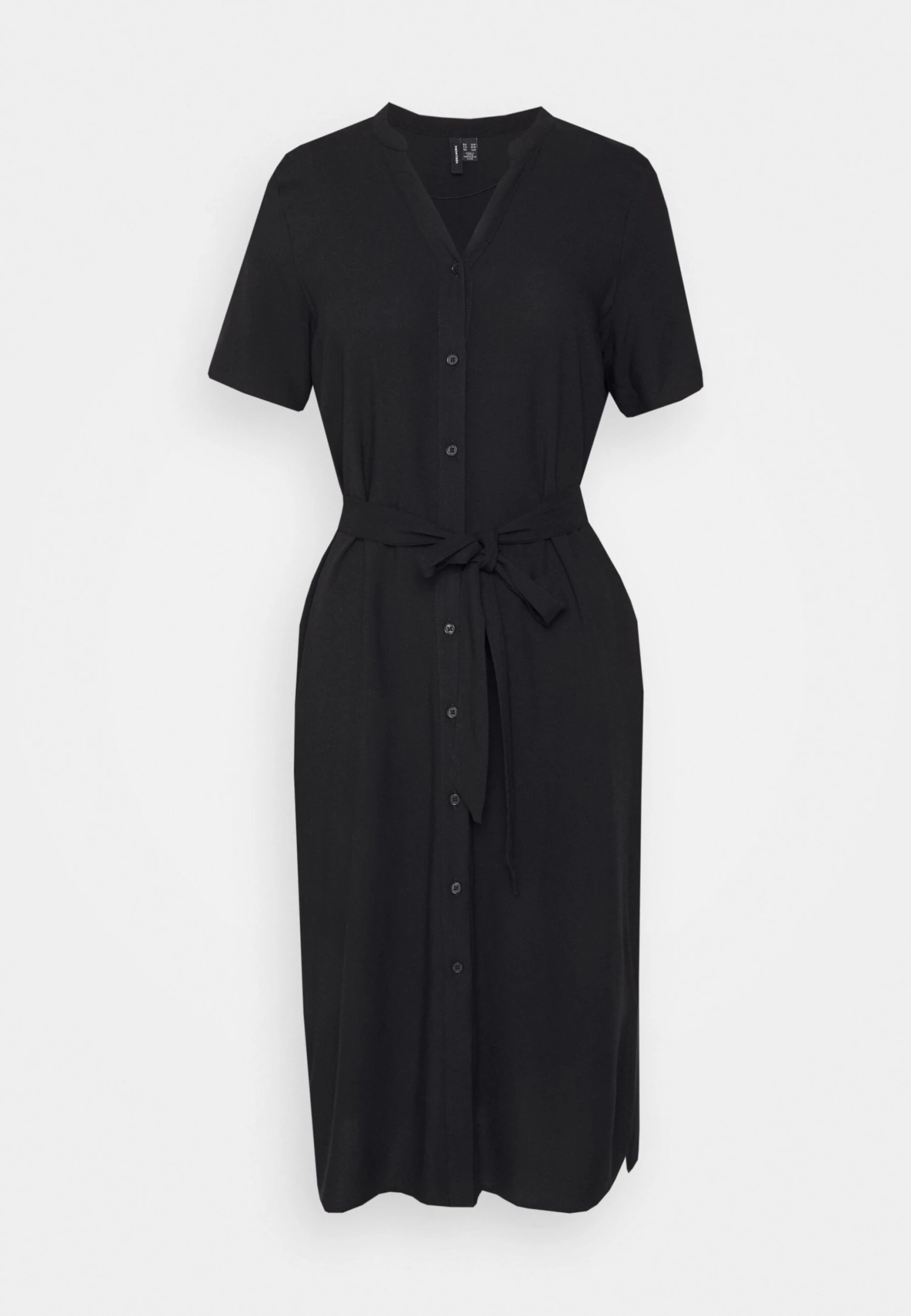 Vero Moda Petite Vmvica Shirt Dress - Blousejurk - Black 7 Vero Moda Petite Vmvica Shirt Dress - Blousejurk - Black - Afbeelding 7
