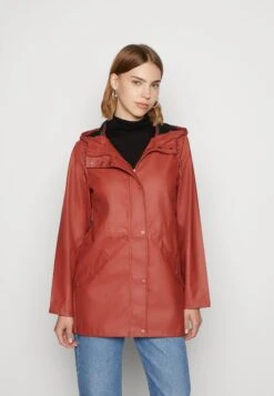 Vero Moda Vmmalou Coated Noos - Parka - Chilli Oil