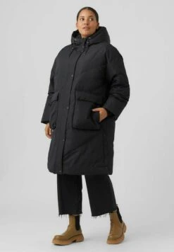 Vero Moda Curve Winterjas - Black