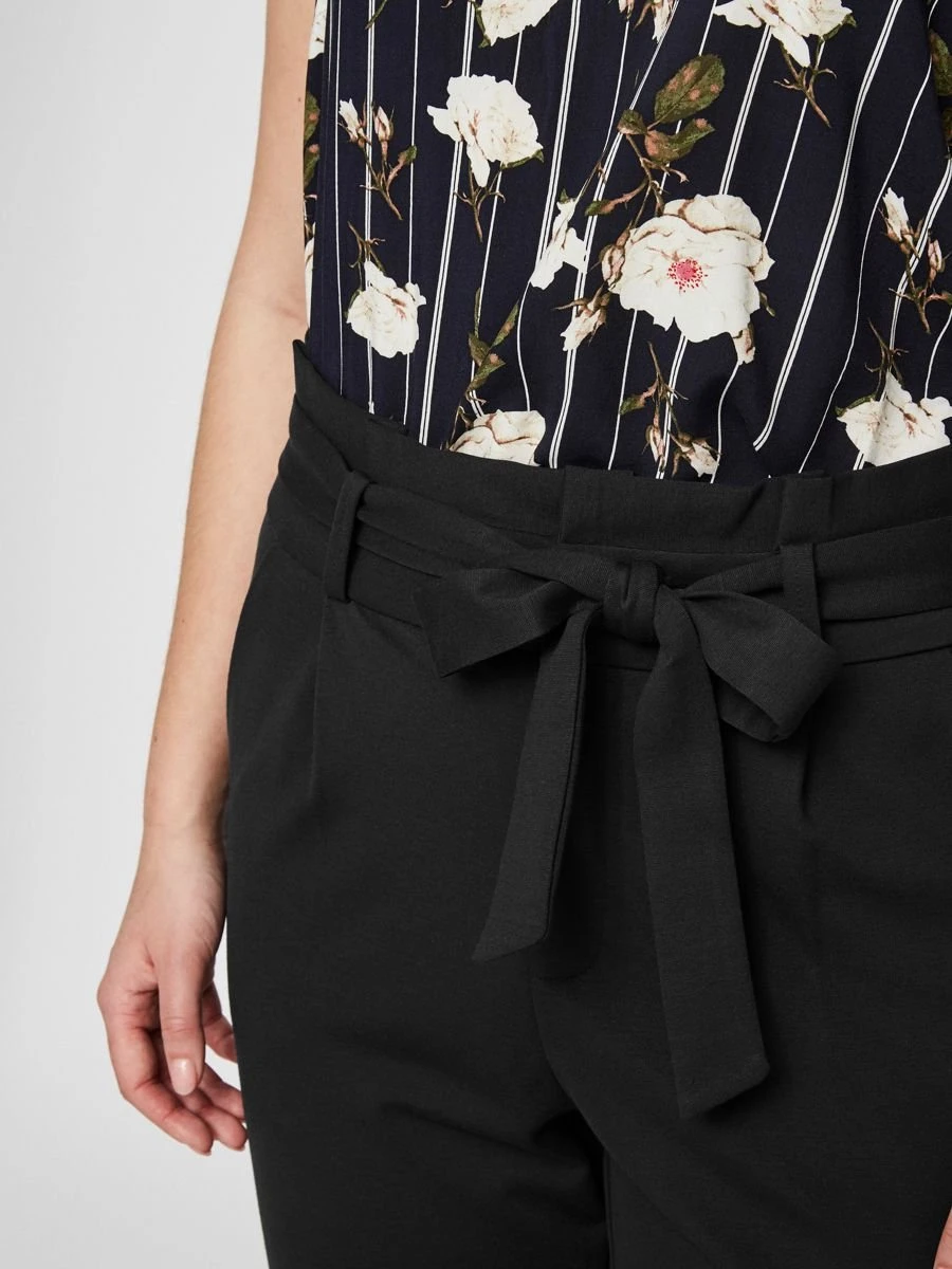 Vero Moda Curve Broek - Black 4 Vero Moda Curve Broek - Black - Afbeelding 4