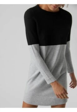 Vero Moda Gebreide Jurk - Light Grey Melange -Vero Moda 6dc10c31e9ff4d1496fca327b51b9009