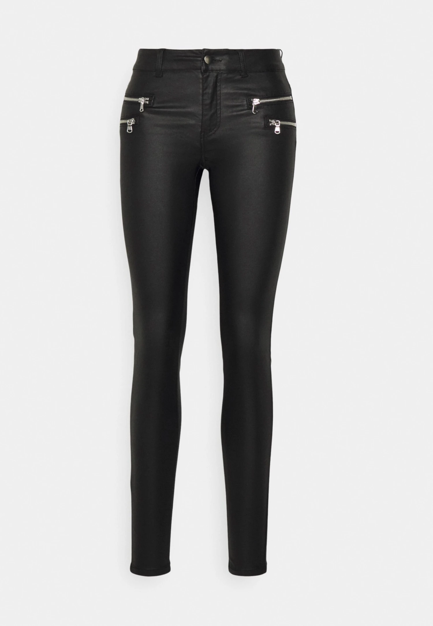 Vero Moda Vmseven Zip Pant - Jeans Skinny Fit - Black 4 Vero Moda Vmseven Zip Pant - Jeans Skinny Fit - Black - Afbeelding 4