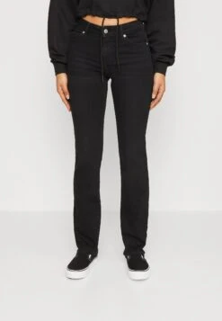 Vero Moda Vmdaf Straight- Straight Leg Jeans - Black Denim