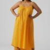 Vero Moda Curve Maxi-Jurk - Radiant Yellow