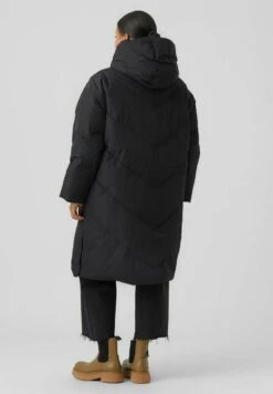 Vero Moda Curve Winterjas - Black -Vero Moda 706638f163334eeabd9114d0846d42f2