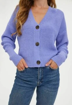 Vero Moda Vmlea Ls V Neck Cuff Noos - Vest - Jacaranda -Vero Moda 70d0382604e8478abf1a5858b572e108