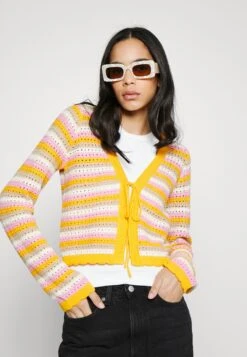 Vero Moda Cardigan - Vest - Radiant Yellow/Bonbon/Irish Cream /Birch -Vero Moda 72928751bcc6436485cd1df97c942fdf