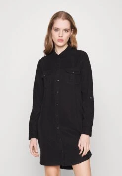 Voorkant 9 Vero Moda Petite Vmsilla Short Dress Mix - Spijkerjurk - Black
