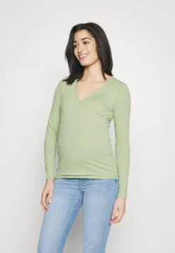 Vmmriva Fake Wrap- Longsleeve - Reseda