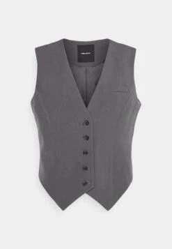 Vero Moda Tall Vmtroian Tailored Vest - Bodywarmer - Grey 12 Vero Moda Tall Vmtroian Tailored Vest - Bodywarmer - Grey -Vero Moda 764a38e4b4a1440b99b78c84d1b87178
