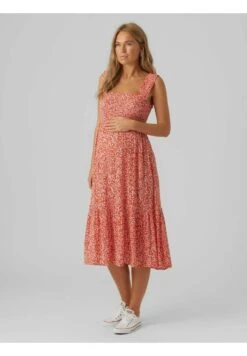 Vero Moda Umstands - Jurk - Spicy Orange