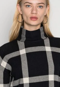 Vero Moda Vmsaba Highneck - Trui - Black/Birch -Vero Moda 77da85a4d9154ebe8ec54283bdff3215