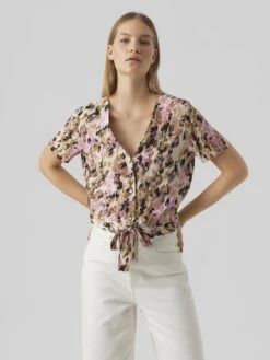 Vero Moda Vmeasy Tie - Blouse - Beige