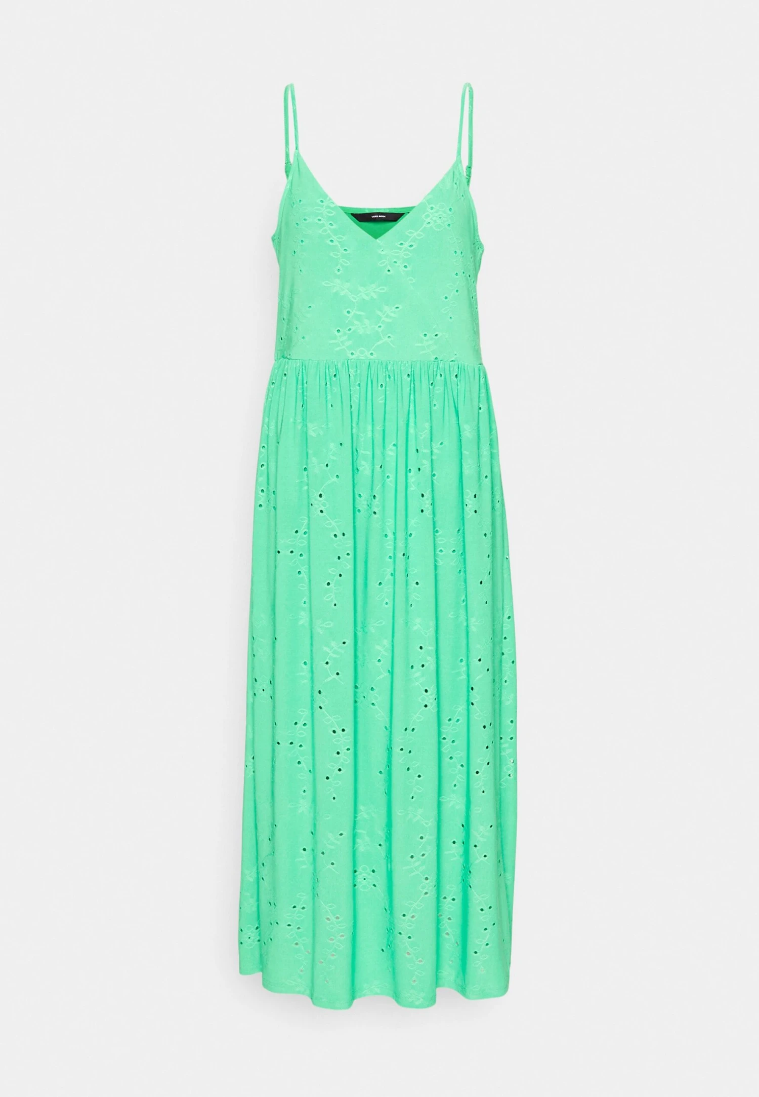 Vero Moda Tall Vmcamil Singlet Calf Dress - Jerseyjurk - Bright Green 4 Vero Moda Tall Vmcamil Singlet Calf Dress - Jerseyjurk - Bright Green - Afbeelding 4