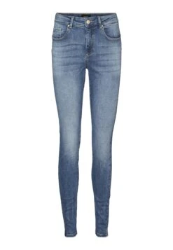Vero Moda Vmseven - Jeans Skinny Fit - Light-Blue Denim -Vero Moda 7b6dcb1375964c0f88efc29b54352f47