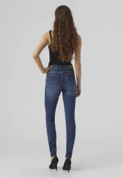 Vero Moda Vmlydia - Jeans Skinny Fit - Dark Blue Denim -Vero Moda 7cbeed8f1db54e83861cd16fc4d4493c