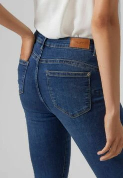 Vero Moda Mid Rise - Slim Fit Jeans - Dark Blue Denim 7 Vero Moda Mid Rise - Slim Fit Jeans - Dark Blue Denim -Vero Moda 7cc86767fbc7406ba45073eb49337126