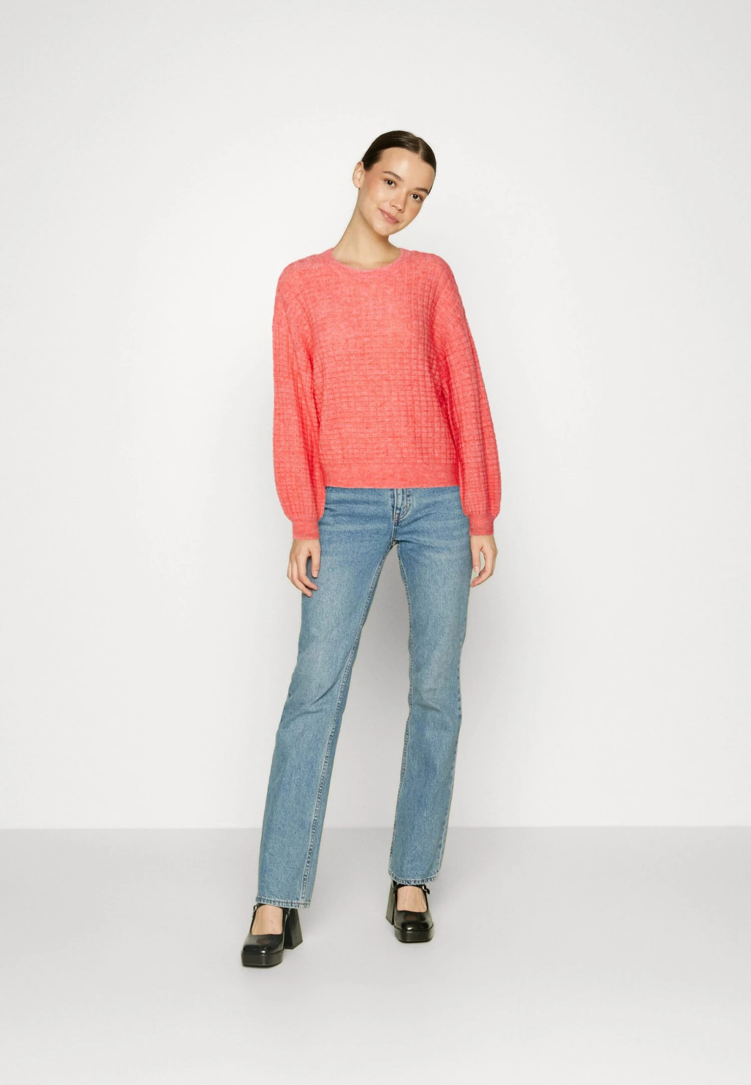 Vero Moda Vmelisa Ls O-Neck Ga Ep - Trui - Georgia Peach Melange 2 Vero Moda Vmelisa Ls O-Neck Ga Ep - Trui - Georgia Peach Melange - Afbeelding 2