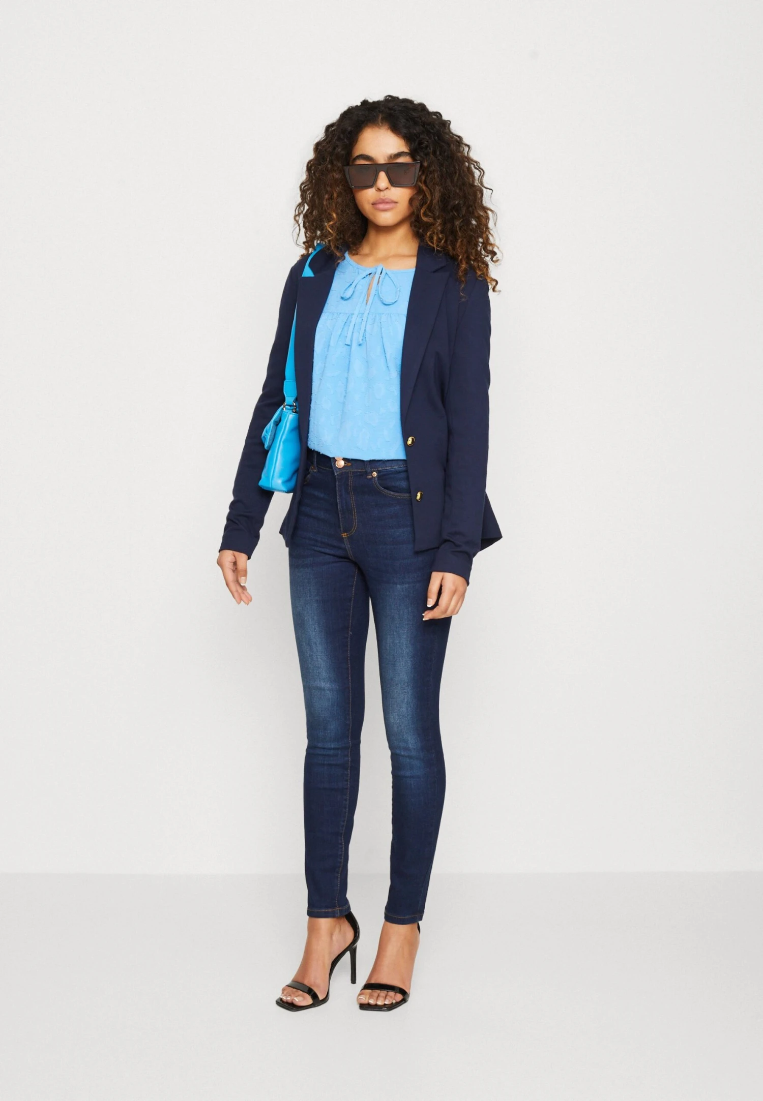 Vero Moda Vmsophia- Jeans Skinny Fit - Dark Blue Denim 2 Vero Moda Vmsophia- Jeans Skinny Fit - Dark Blue Denim - Afbeelding 2