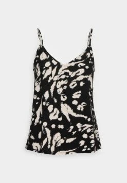 Vero Moda Vmeasy Singlet V Neck- Top - Black/Cila
