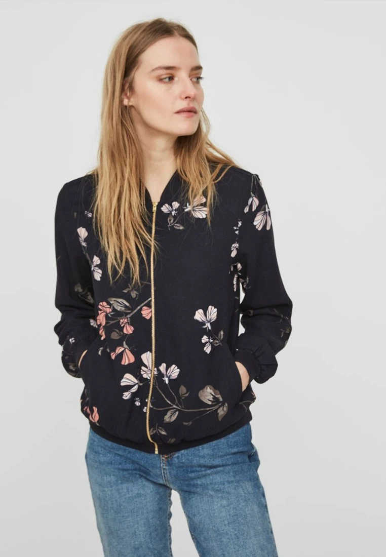 Vero Moda Vmhallie - Bomberjacks - Night Sky 1 Vero Moda Vmhallie - Bomberjacks - Night Sky