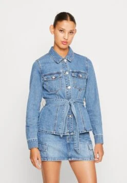 Vero Moda Vmlara Belt Jacket - Spijkerjas - Medium Blue Denim