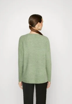 Vero Moda Vmcrewlefile Ls V-Neck Noos - Trui - Reseda Melange -Vero Moda 8866eaade9184814b946cd77a38ac3cc