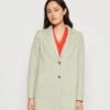 Vero Moda Vmverodonacallie Coat- Halflange Jas - Reseda/Melange