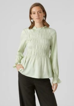 Vero Moda Mekka L S Smock Midi Wvn Exp - Blouse - Seacrest