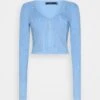 Vero Moda Tall Vmglory Tie String Cardigan - Vest - Little Boy Blue