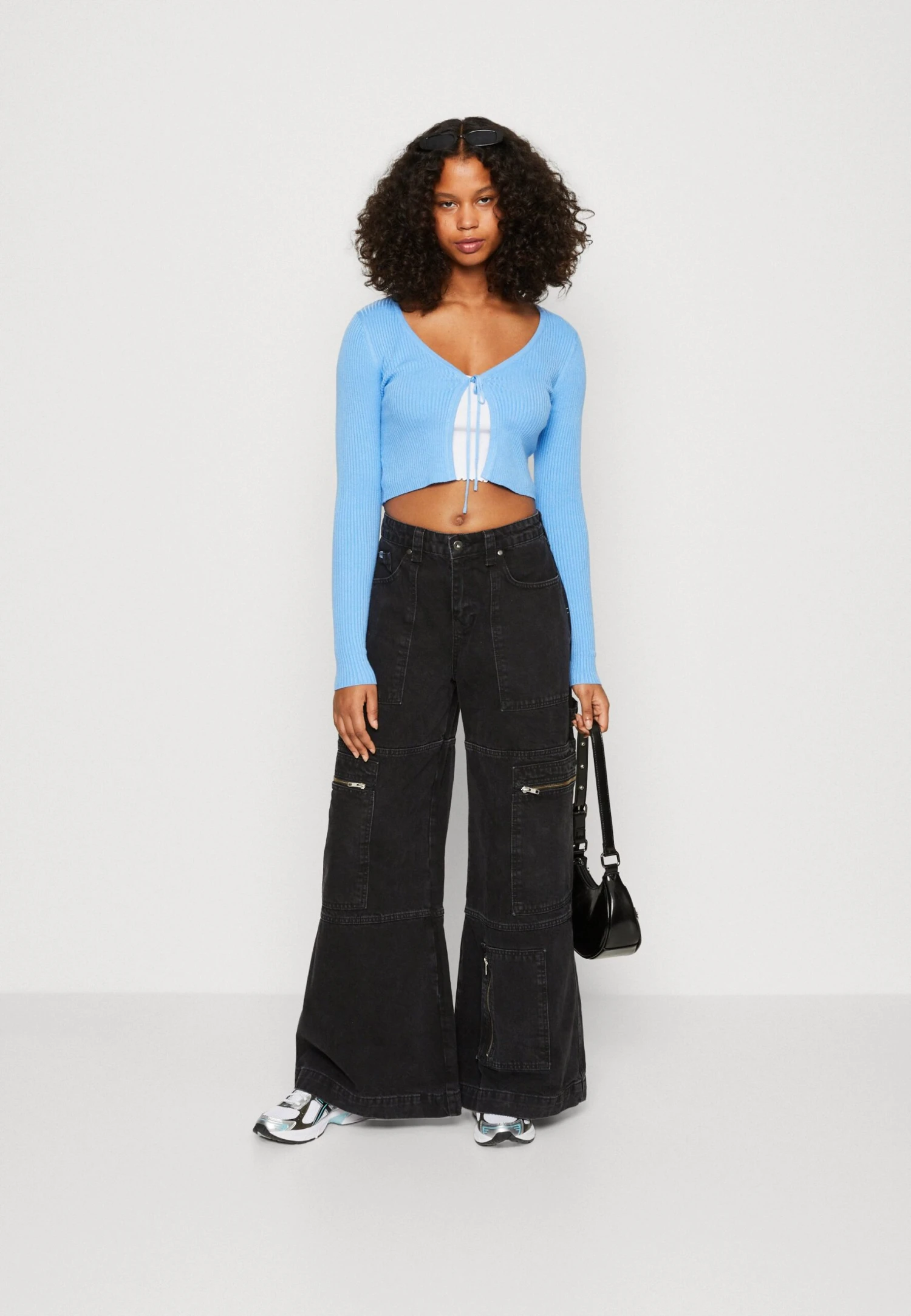 Vero Moda Vmglory Tie String - Vest - Little Boy Blue 2 Vero Moda Vmglory Tie String - Vest - Little Boy Blue - Afbeelding 2