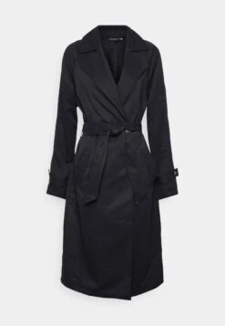 Vero Moda Tall Vmlou Long- Trenchcoat - Black