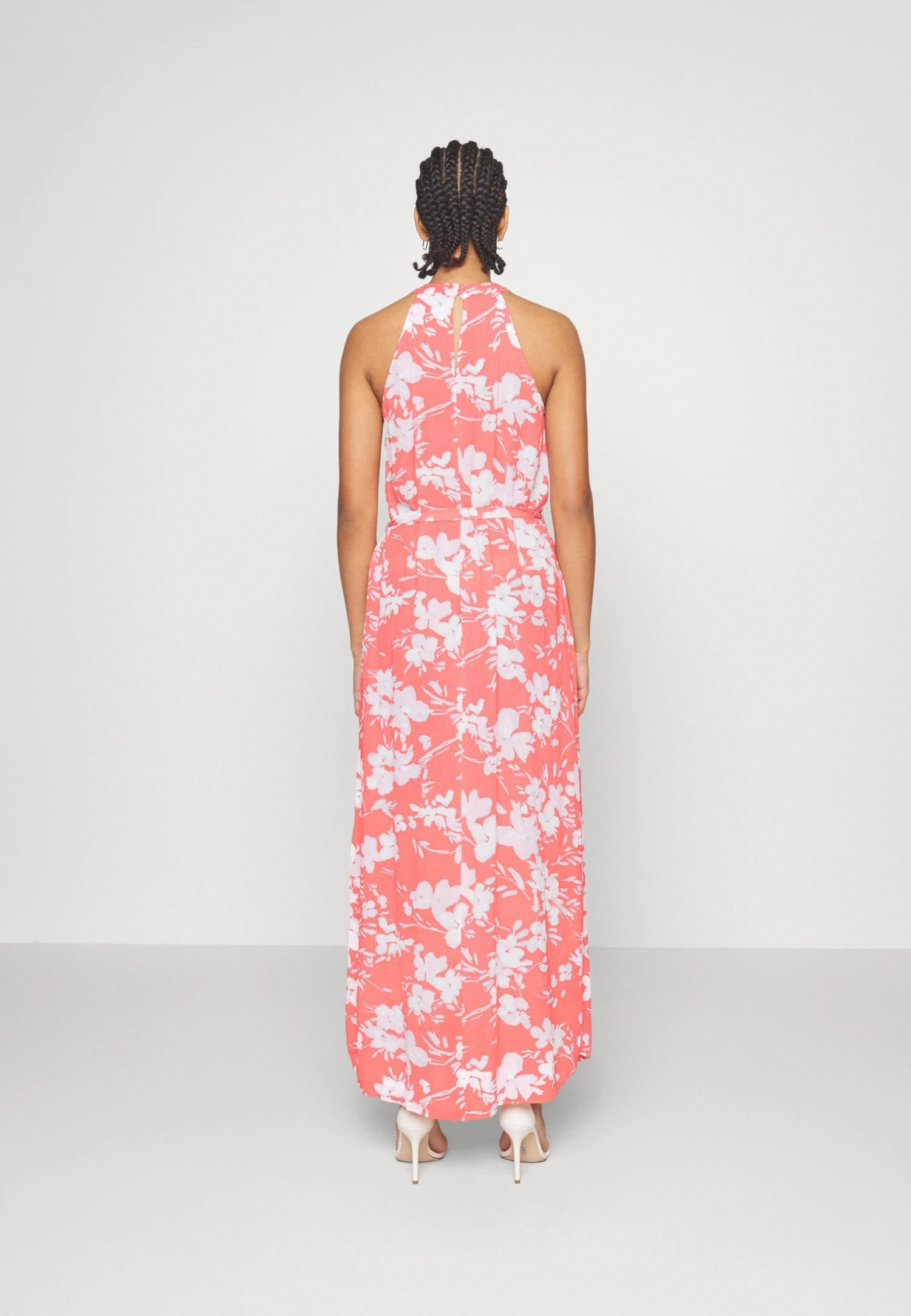 Vero Moda Vmjenny Halter Dress - Maxi-Jurk - Giorgia Peach/Mille 3 Vero Moda Vmjenny Halter Dress - Maxi-Jurk - Giorgia Peach/Mille - Afbeelding 3