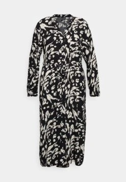 Vero Moda Curve Vmeasy Long V Neck Shirt Dress - Blousejurk - Black/Cila 10 Vero Moda Curve Vmeasy Long V Neck Shirt Dress - Blousejurk - Black/Cila -Vero Moda 994208ef887340ecb9720f54188dcee7
