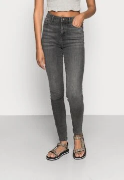 Voorkant 19 Vero Moda Vmsophia- Jeans Skinny Fit - Dark Grey Denim