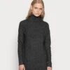 Vero Moda Vmbrilliant- Gebreide Jurk - Black Melange