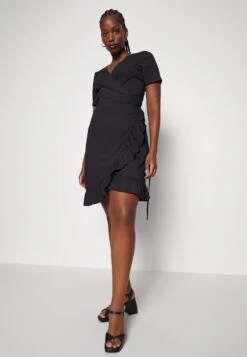 Vero Moda Curve Vmhaya Short Dress - Jurk - Black 9 Vero Moda Curve Vmhaya Short Dress - Jurk - Black -Vero Moda 9d6f20671cec45279869cf2707fd141e