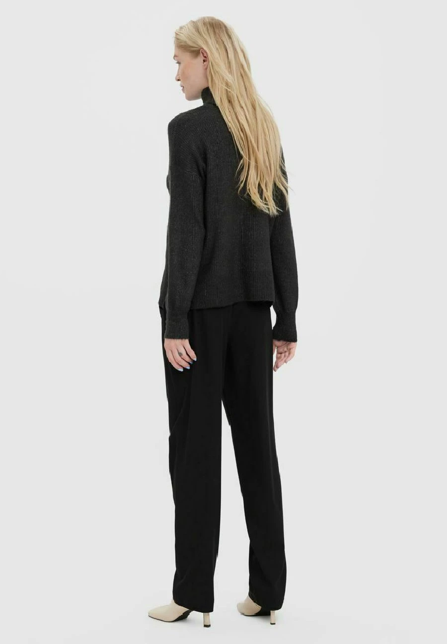 Vero Moda Trui - Dark Grey Melange 3 Vero Moda Trui - Dark Grey Melange - Afbeelding 3