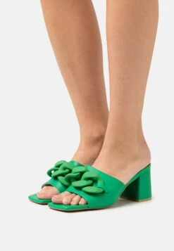 Vero Moda Vmcarrie - Muiltjes Met Hak - Bright Green