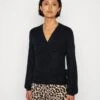 Vero Moda Vmrubellefile Wrap Cardigan - Vest - Black