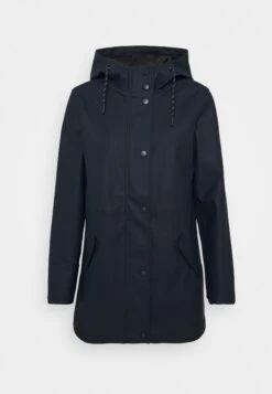 Vero Moda Petite Vmmalou Coated Jacket - Regenjas - Navy Blazer