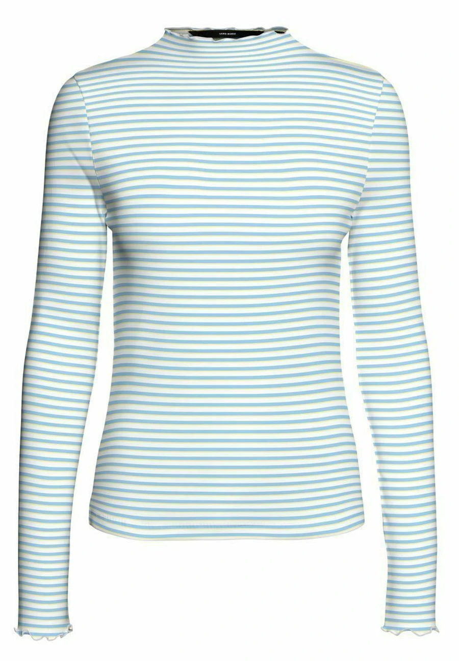 Vero Moda High Neck - Longsleeve - Blue Bell 5 Vero Moda High Neck - Longsleeve - Blue Bell - Afbeelding 5