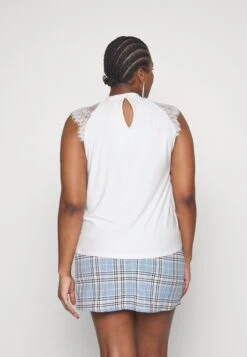 Vero Moda Curve Vmmilla Tee - Top - Snow White -Vero Moda ad909dfb218e47af94a777aed4584339