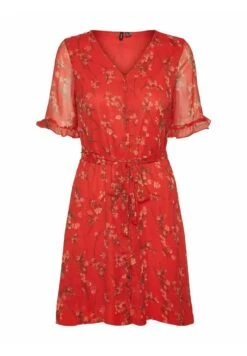 Vero Moda Blousejurk - Goji Berry -Vero Moda af28493343d342f183f36d0b78dd41e8