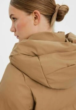 Vero Moda Vmnoe Long Coated Boos - Winterjas - Tigers Eye -Vero Moda af78edcdfb034cb2a959639edf599172