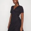 Vero Moda Curve Vmhaya Short Dress - Jurk - Black